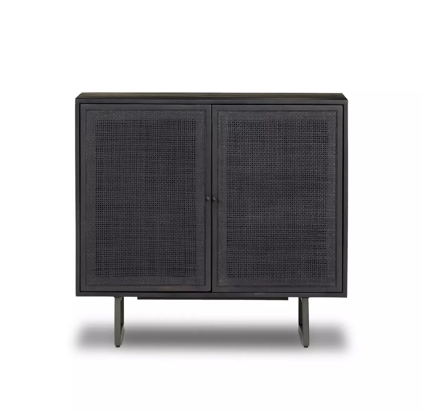 Dennen 35" Small Cabinet - Black Wash