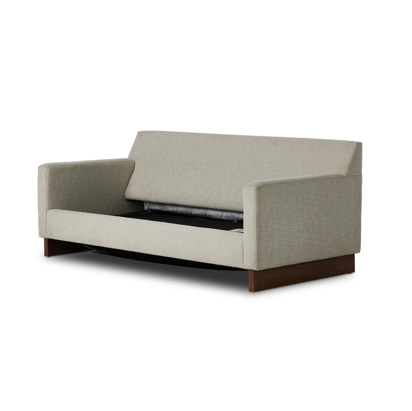 Calliope 76" Queen Sleeper Sofa - Performance Alameda Snow