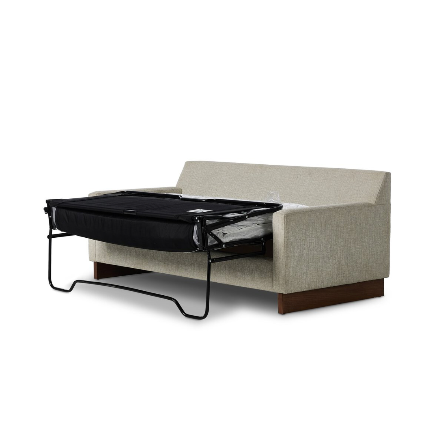 Calliope 76" Queen Sleeper Sofa - Performance Alameda Snow