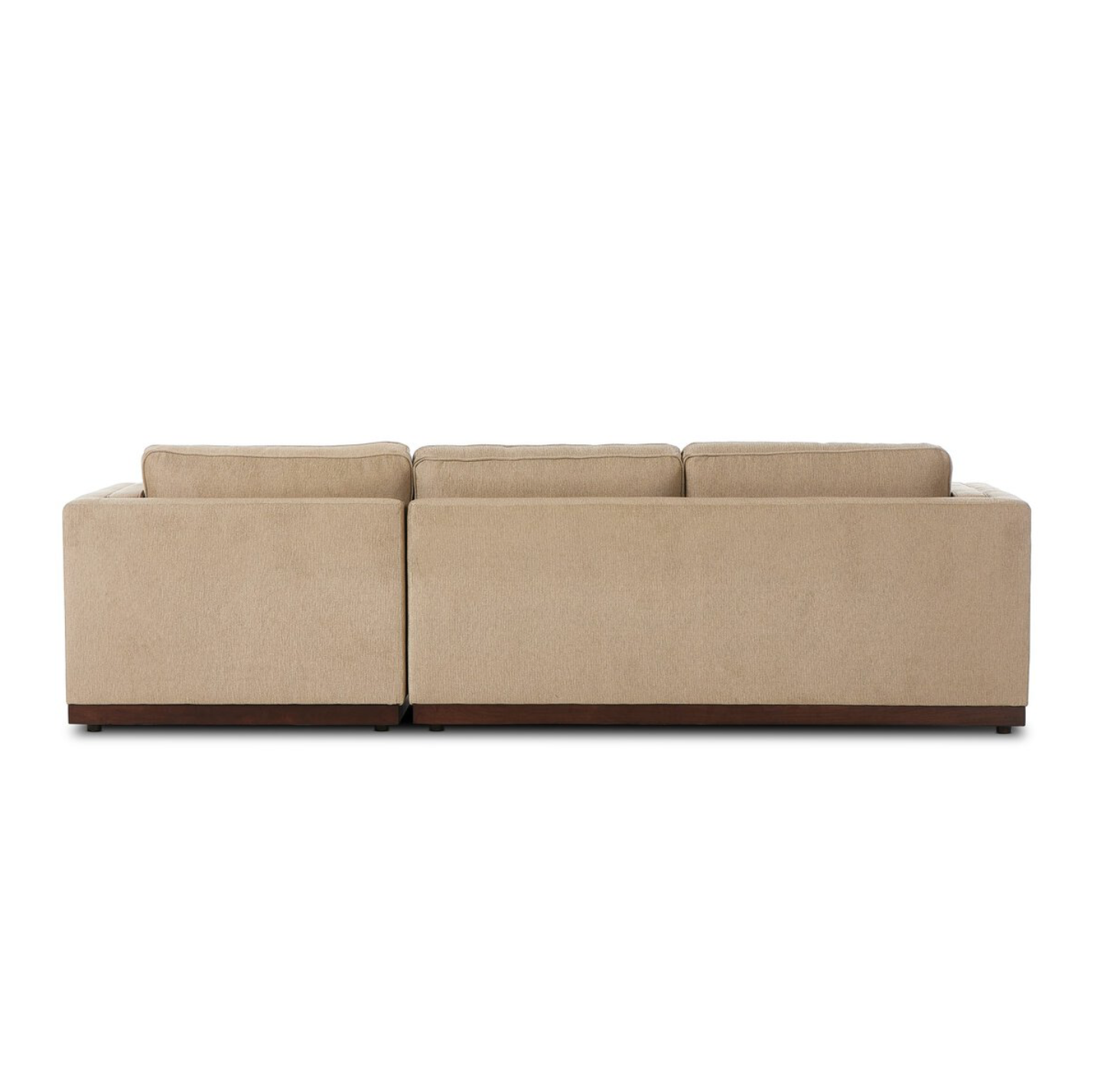 Amber 121" Sofa + RAF Chaise - Quenton Pebble