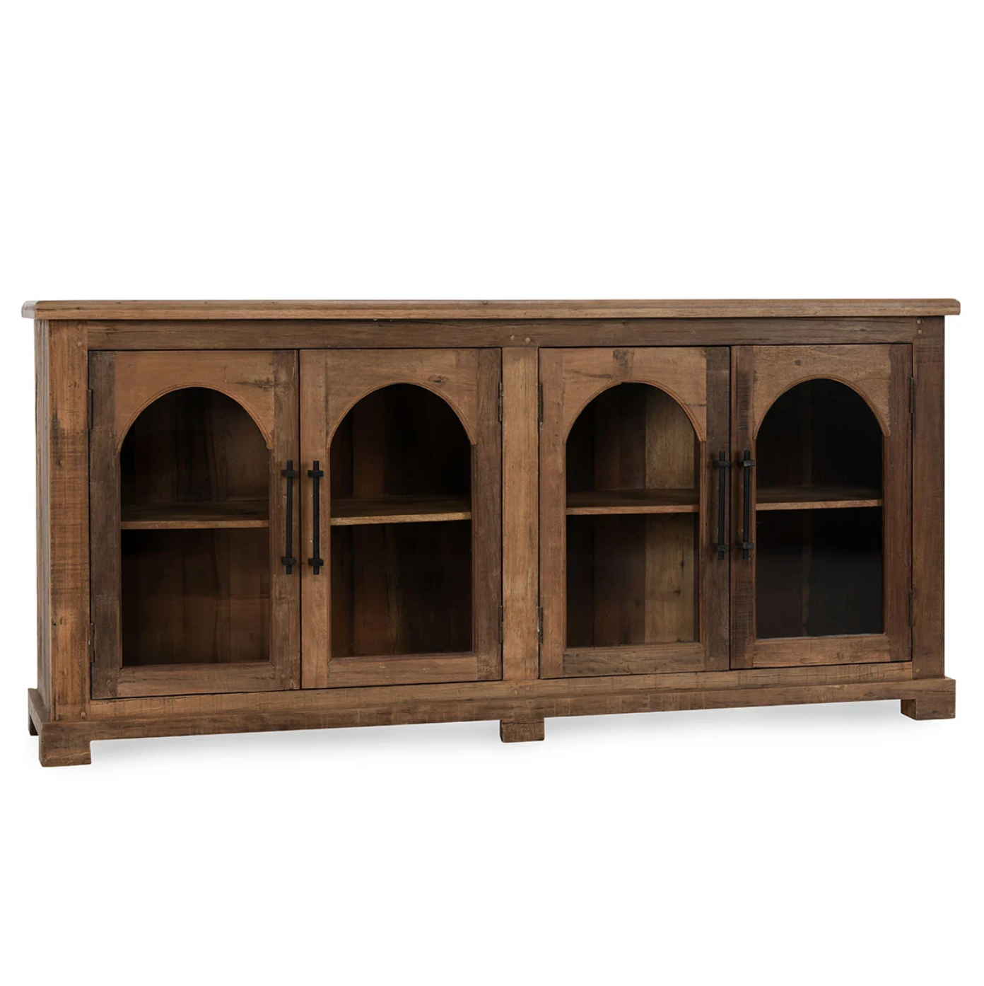 Zara 88" Reclaimed Wood 4 Door Sideboard - Natural