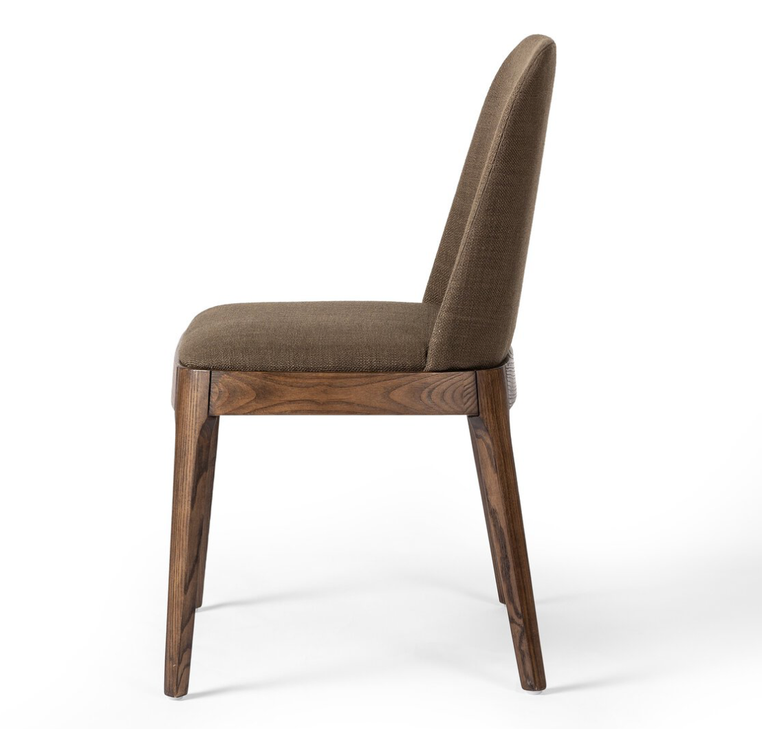 Bryton 22" Armless Dining Chair - Bilton Olive + Ash