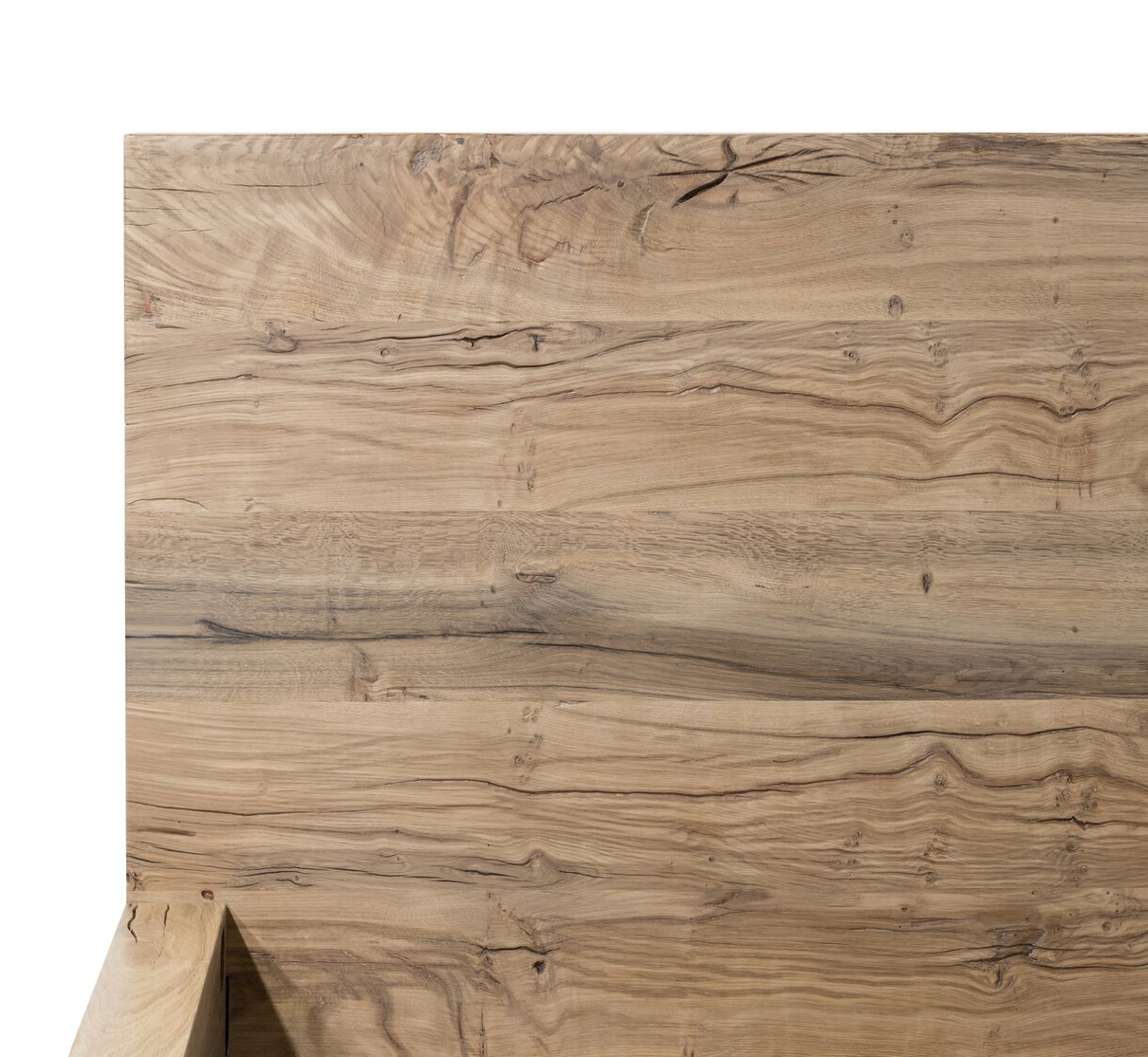 Eliza 85" Reclaimed Oak King Bed - Natural