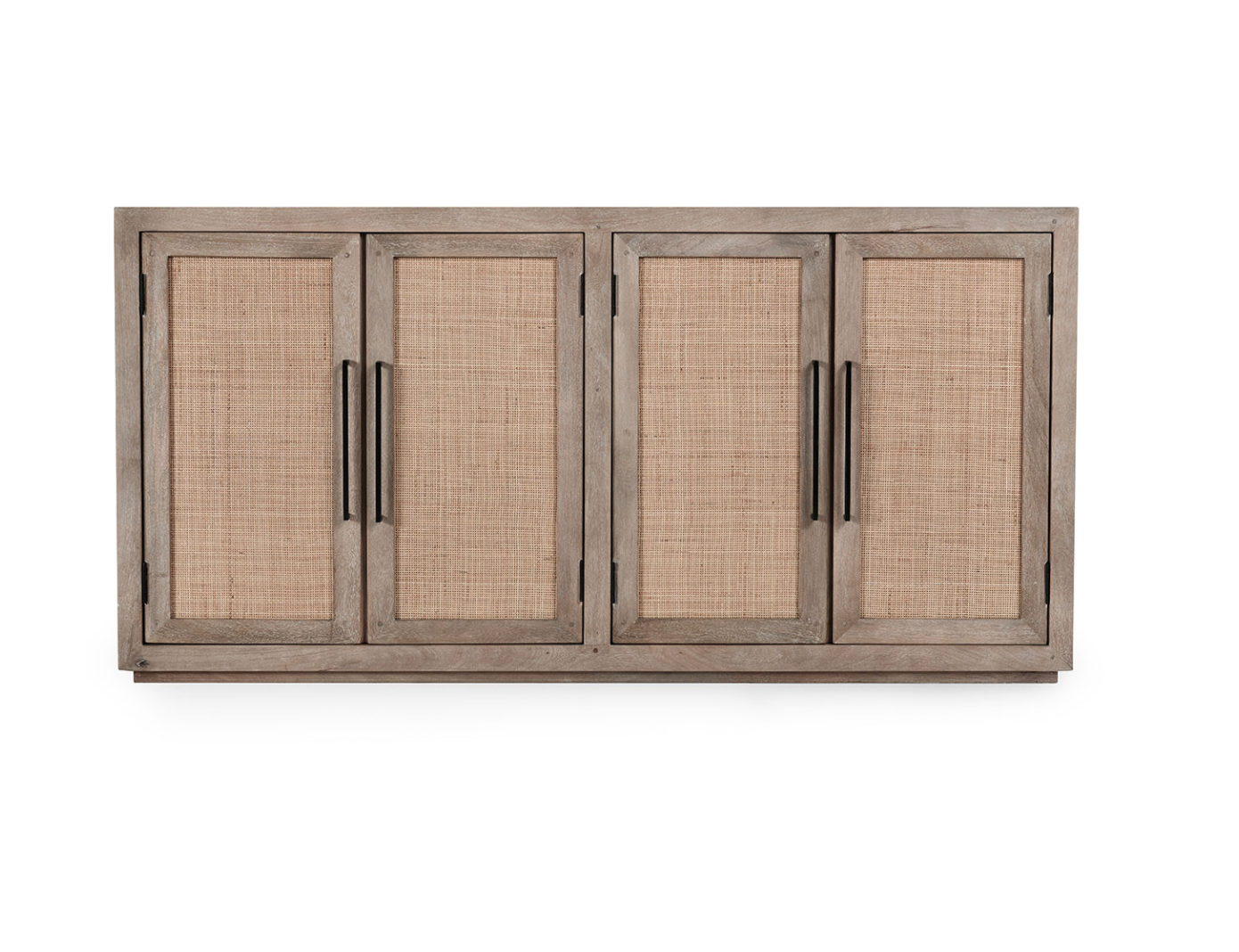 Plateau 72" 4 Door Sideboard - Natural Taupe + Cane