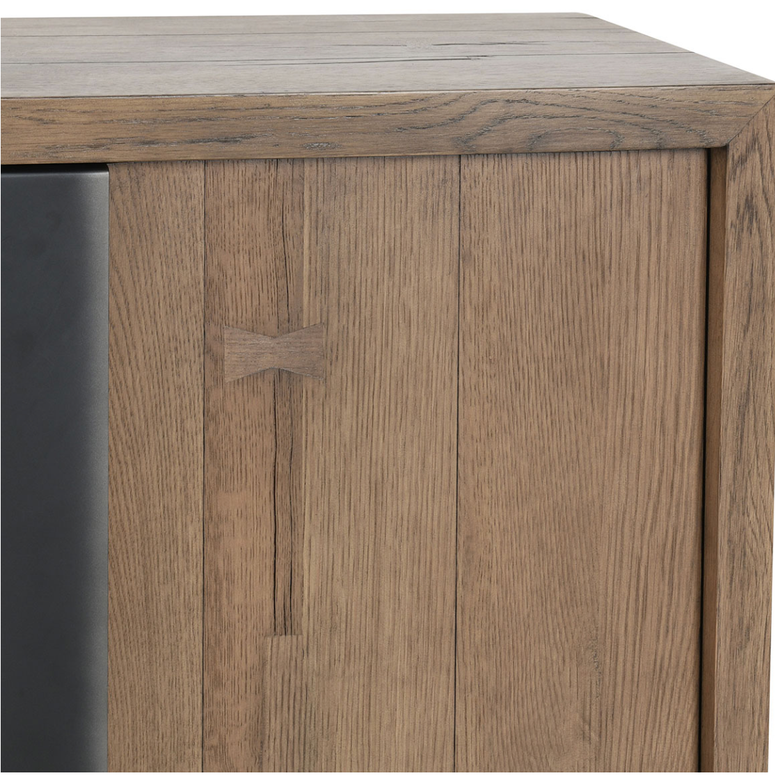 Comanche 72" 4 Door Reclaimed Oak Sideboard - Natural + Iron