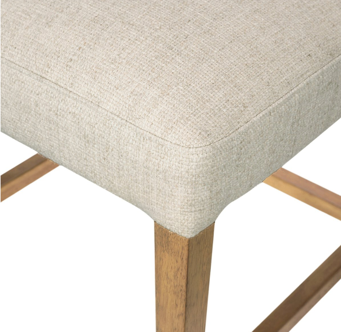 Trey 20" Counter Stool - Burnished Brown + Beige Leather