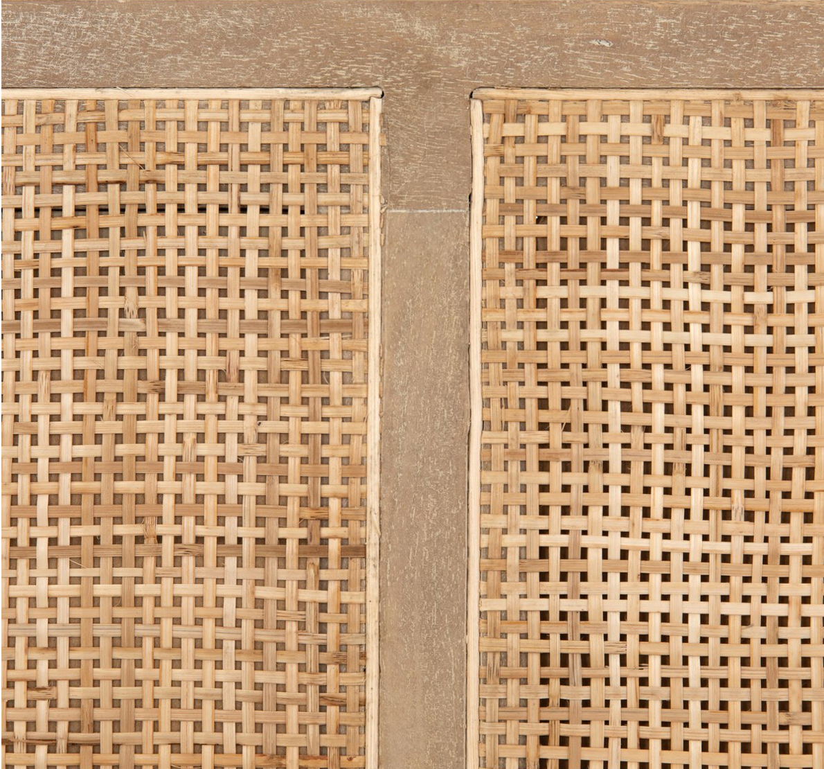 Safiyah 78" King Bed - Light Cane