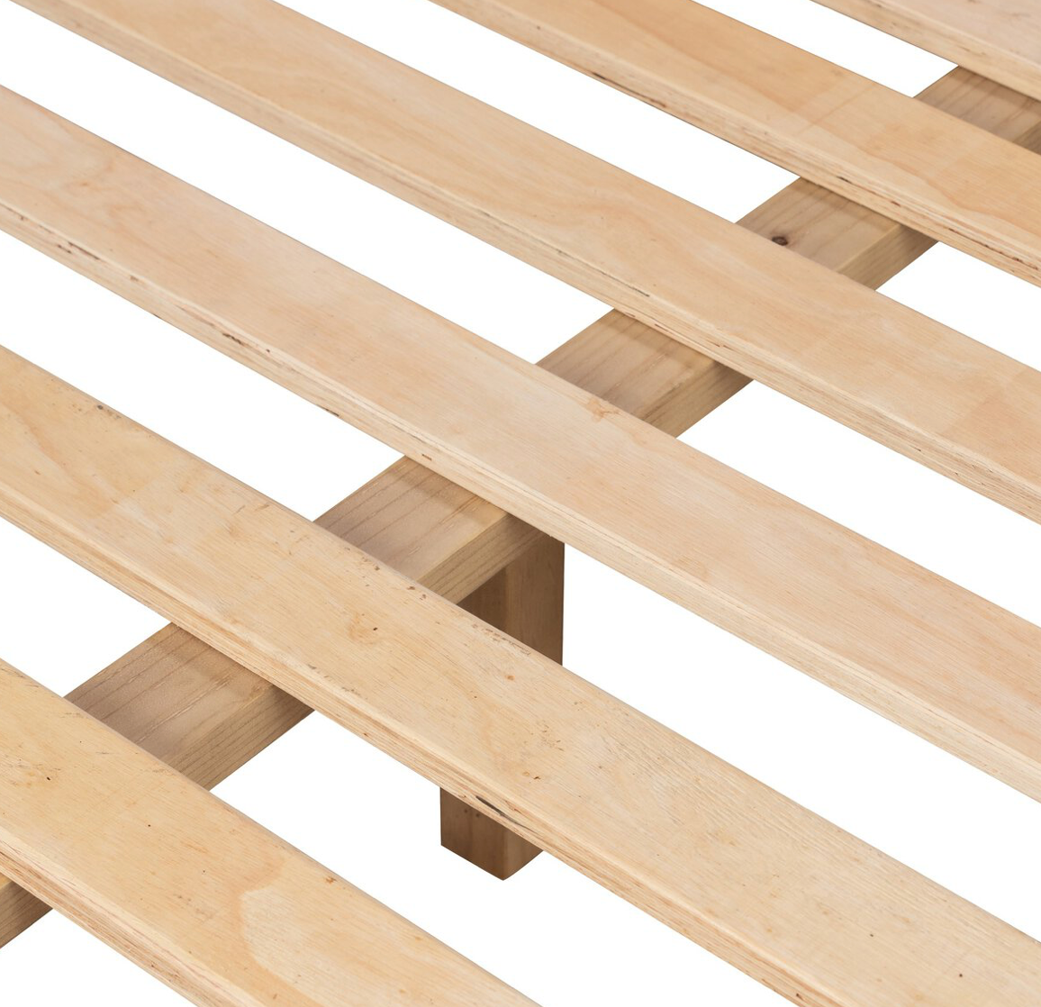 Roth 80" King Bed - Linen + Amber Oak