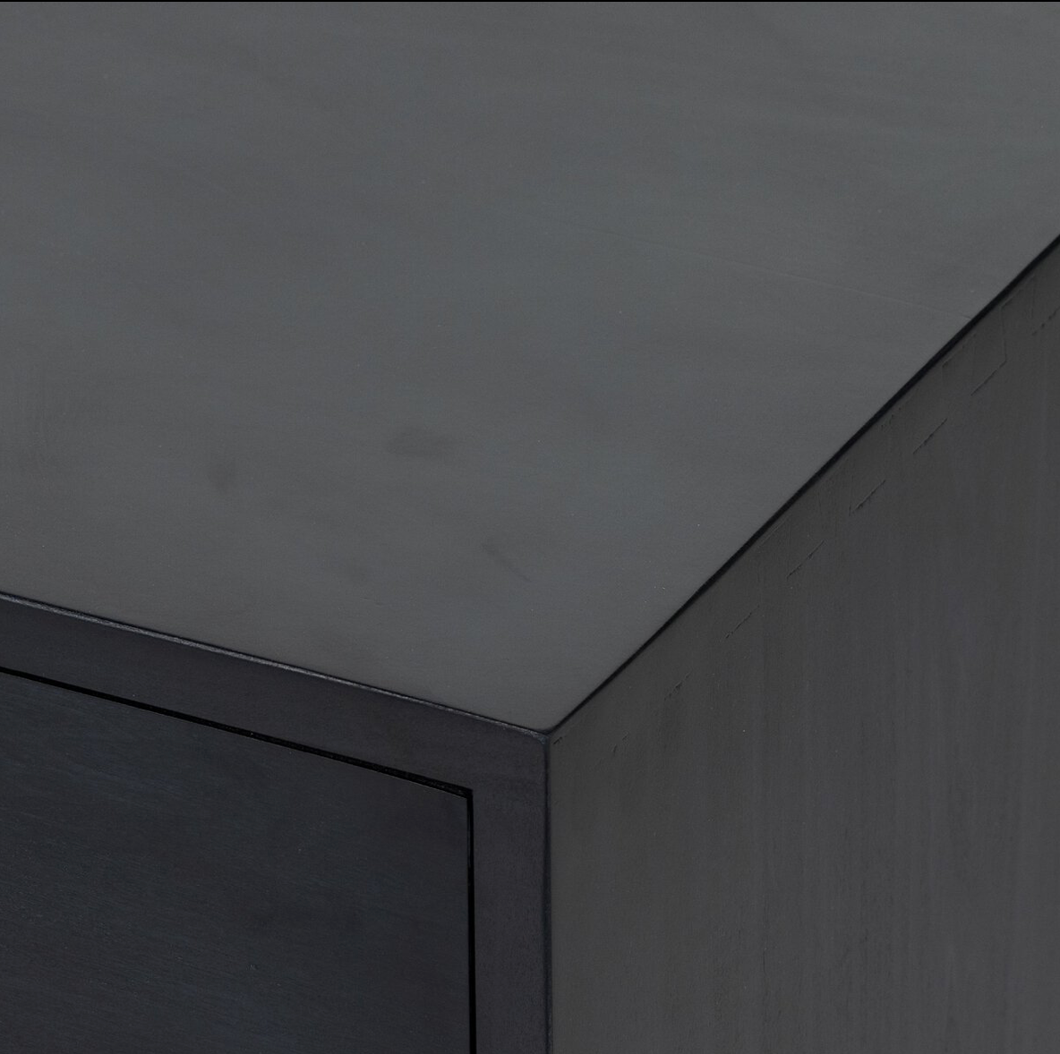 Marcel 36" 3 Drawer Bachelor's Chest - Black Wash Poplar