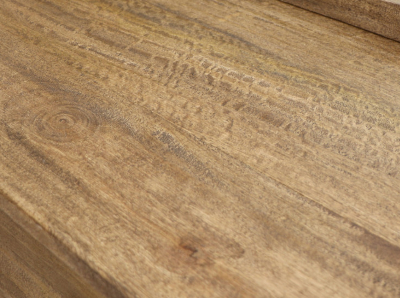 Aspen 82" King Platform Bed - Warm Natural