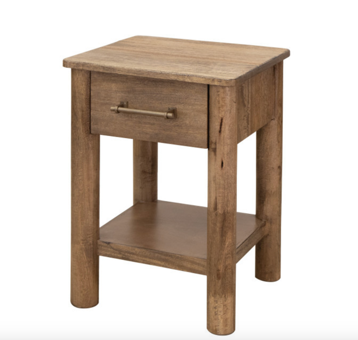 Aspen 18" Chairside Table - Warm Natural