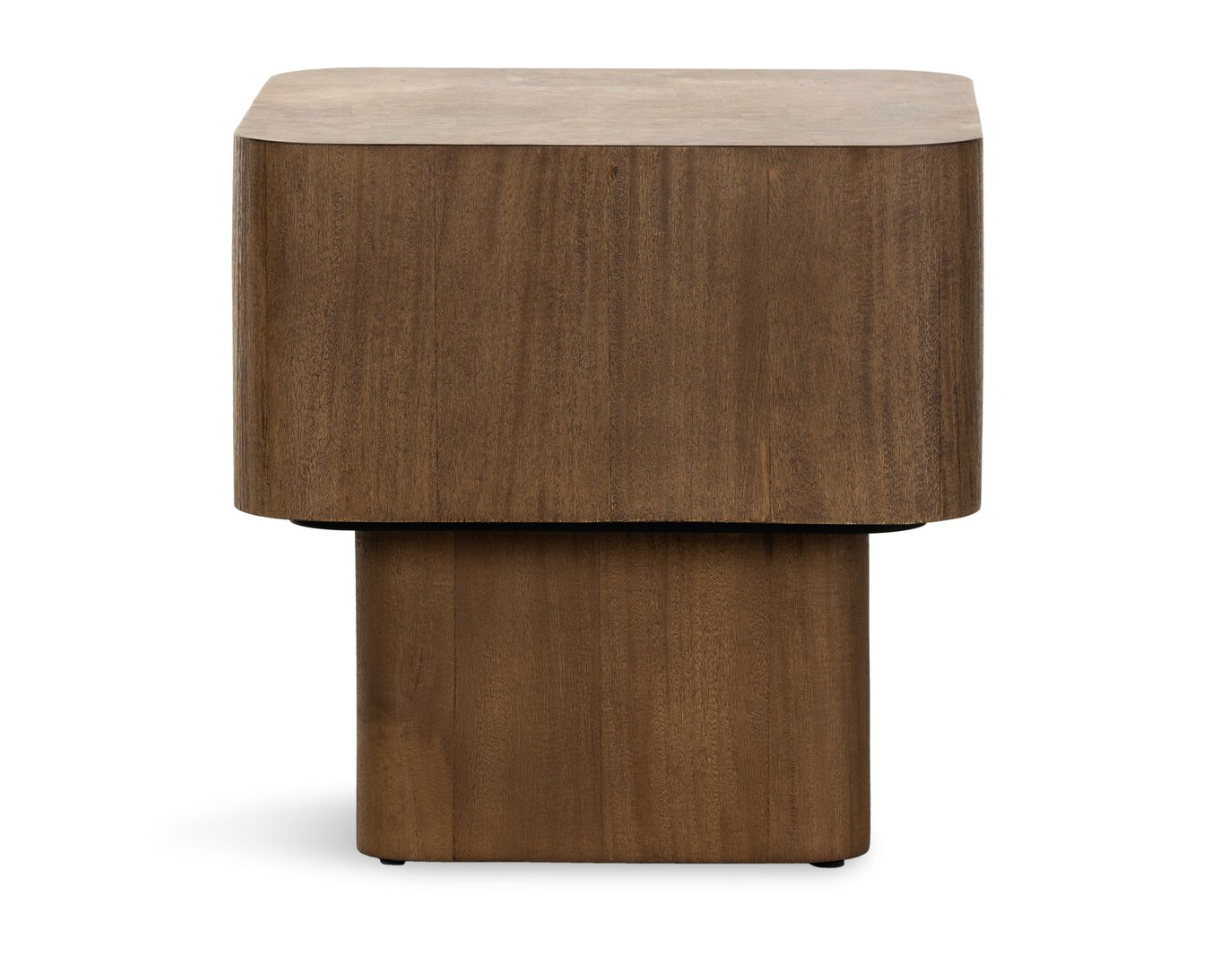 Bianca 20" End Table - Umber Burl