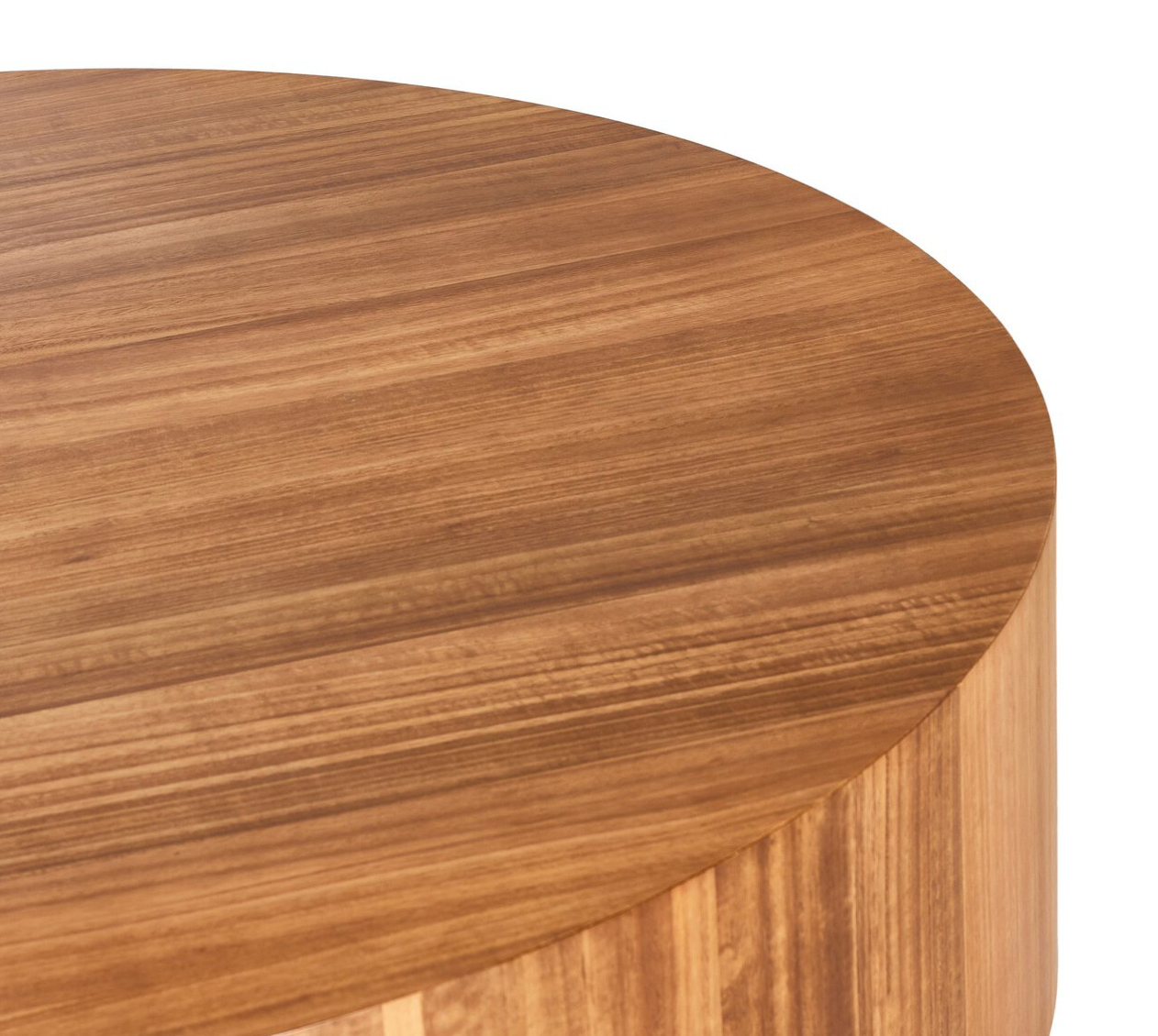 Nolan 55" Round Coffee Table - Natural Yukas Resin