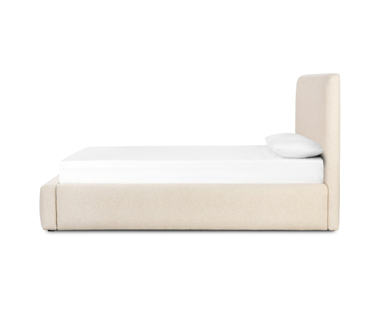 Analise 89" Upholstered King Bed - Performance Cream