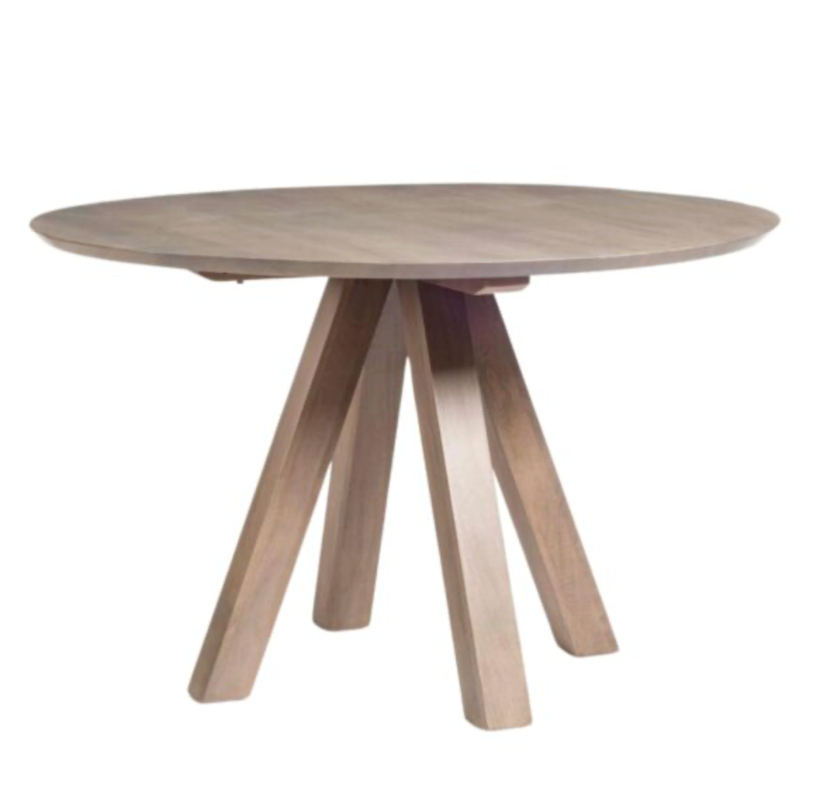 Venture 54" Round Dining Table- Misted Ash
