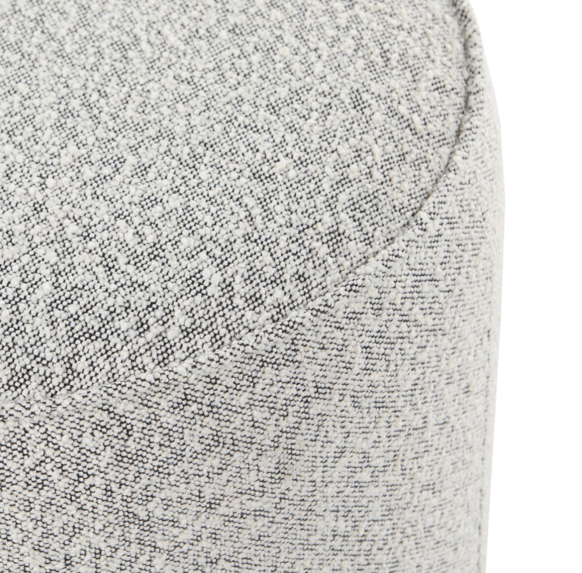 Johnna 22" Ottoman - Performance Knoll Grey Boucle