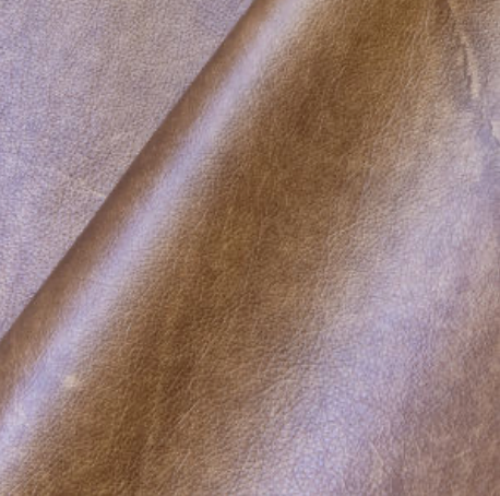 Wayne 139" x 139" Wedge Arm 5 Cushion Top Grain Leather Wedge Corner Sectional - Wild Buck