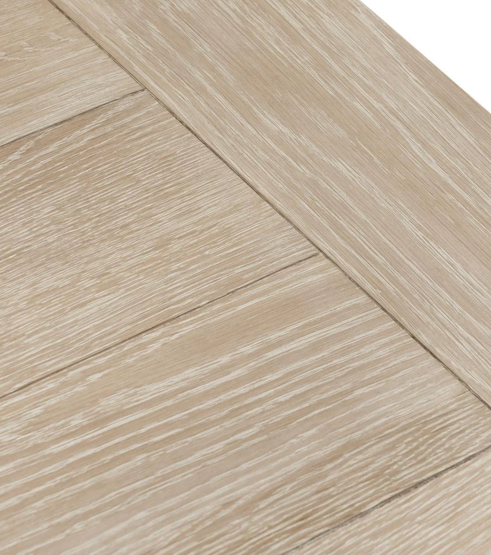 Travis 60" Rectangular Reclaimed Oak Coffee Table - Light Cream