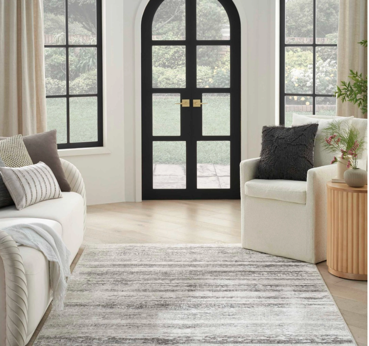 Nimbus Area Rug - Cream Grey