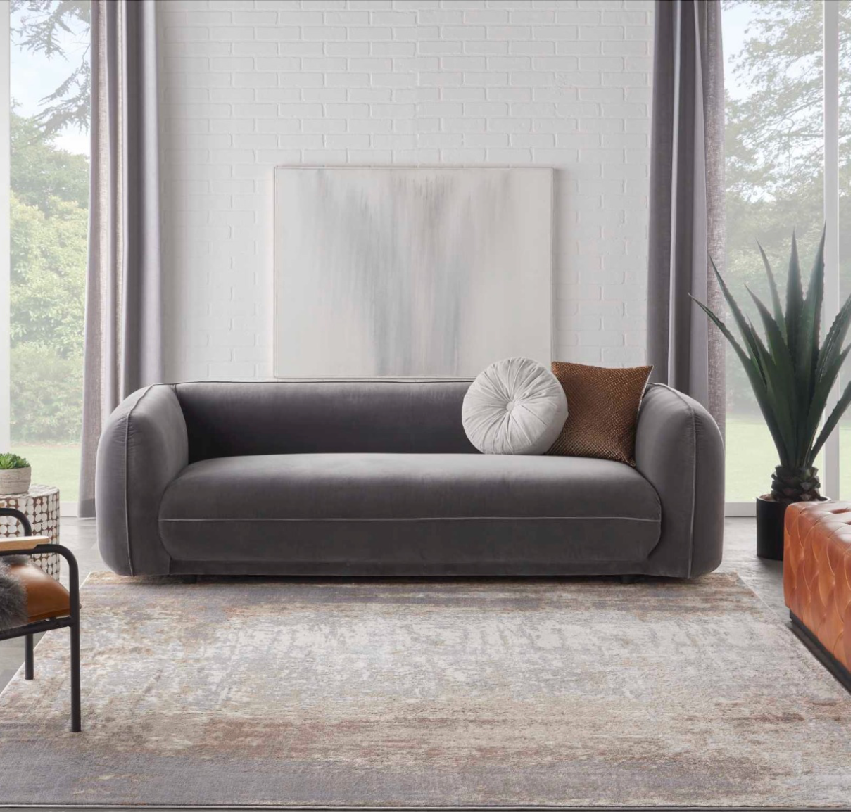 Euphoria Area Rug - Grey/Ivory 07