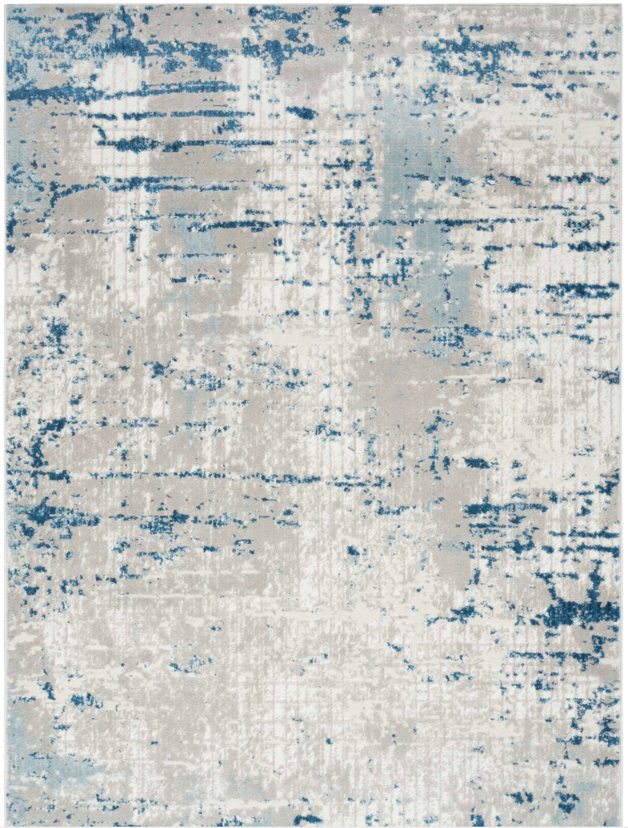 Quartz Area Rug - Ivory/Grey/Blue