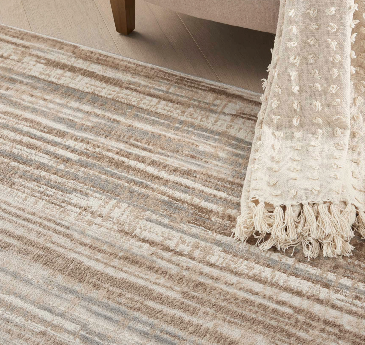 Euphoria Area Rug - Ivory/Grey