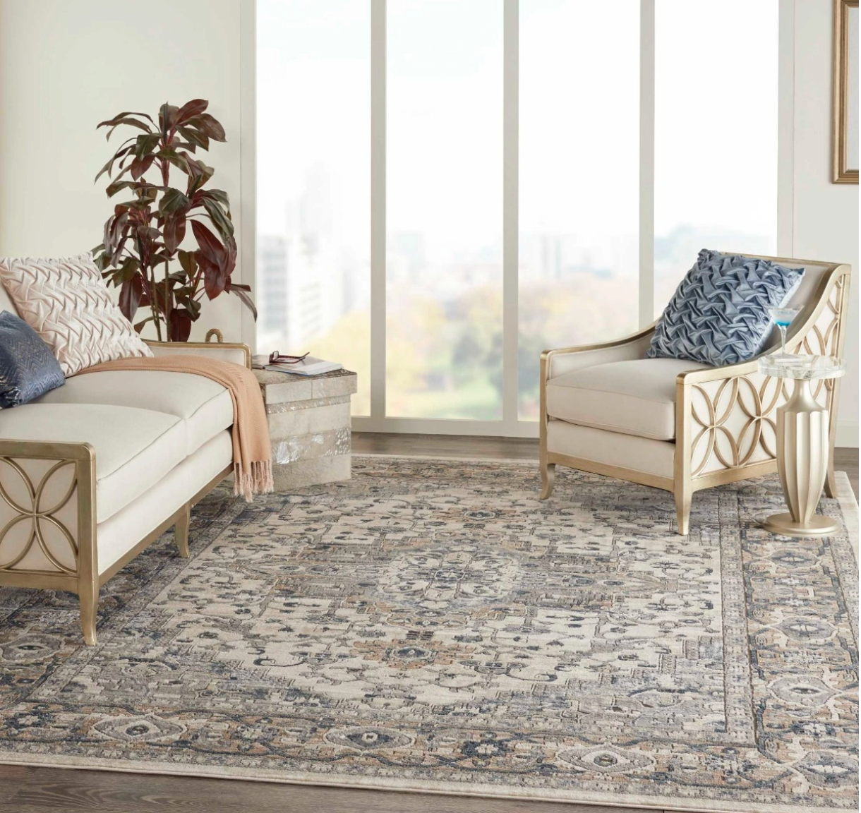 Concertino Area Rug - Ivory Grey