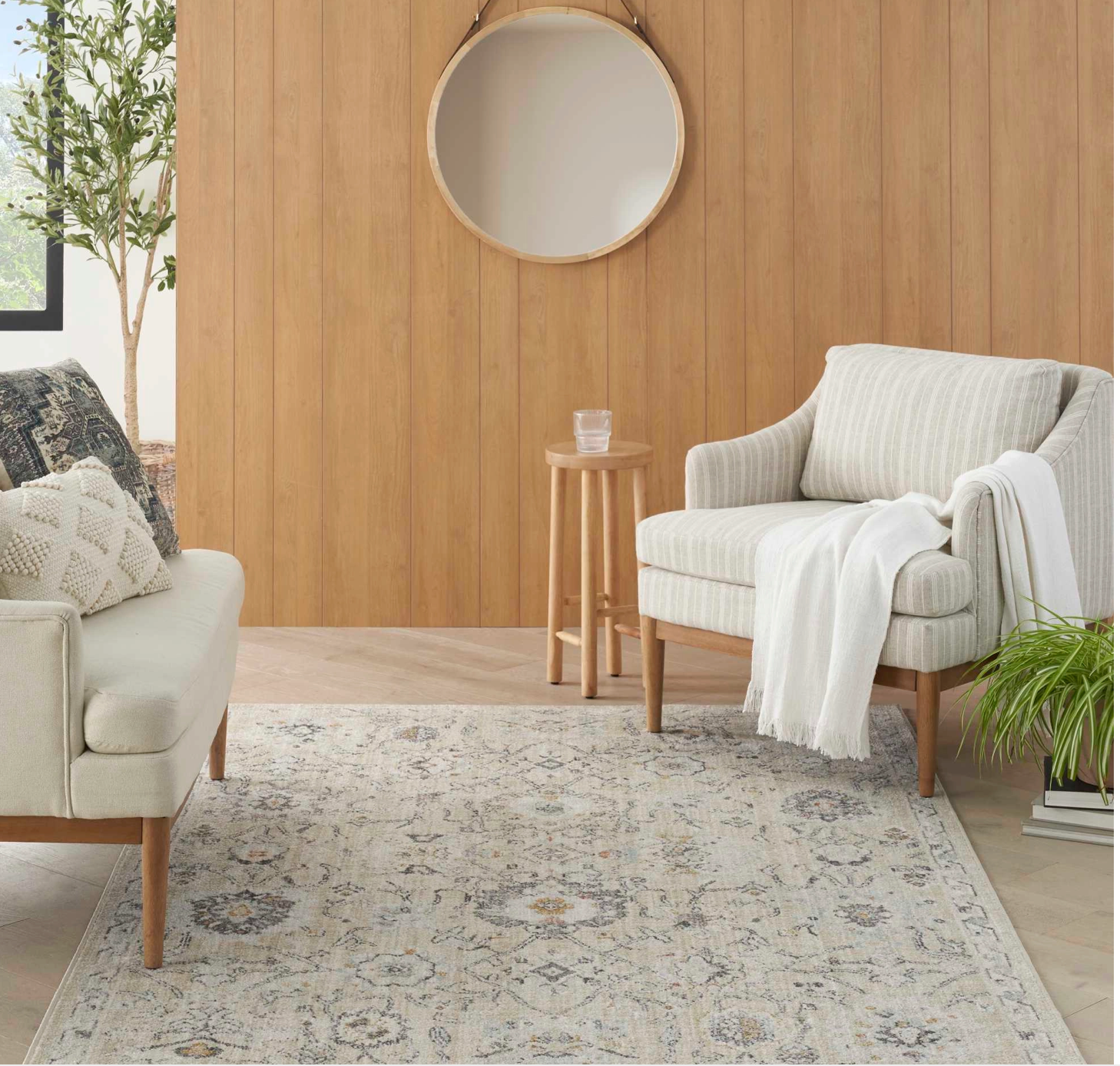 Opulent Area Rug - Cream