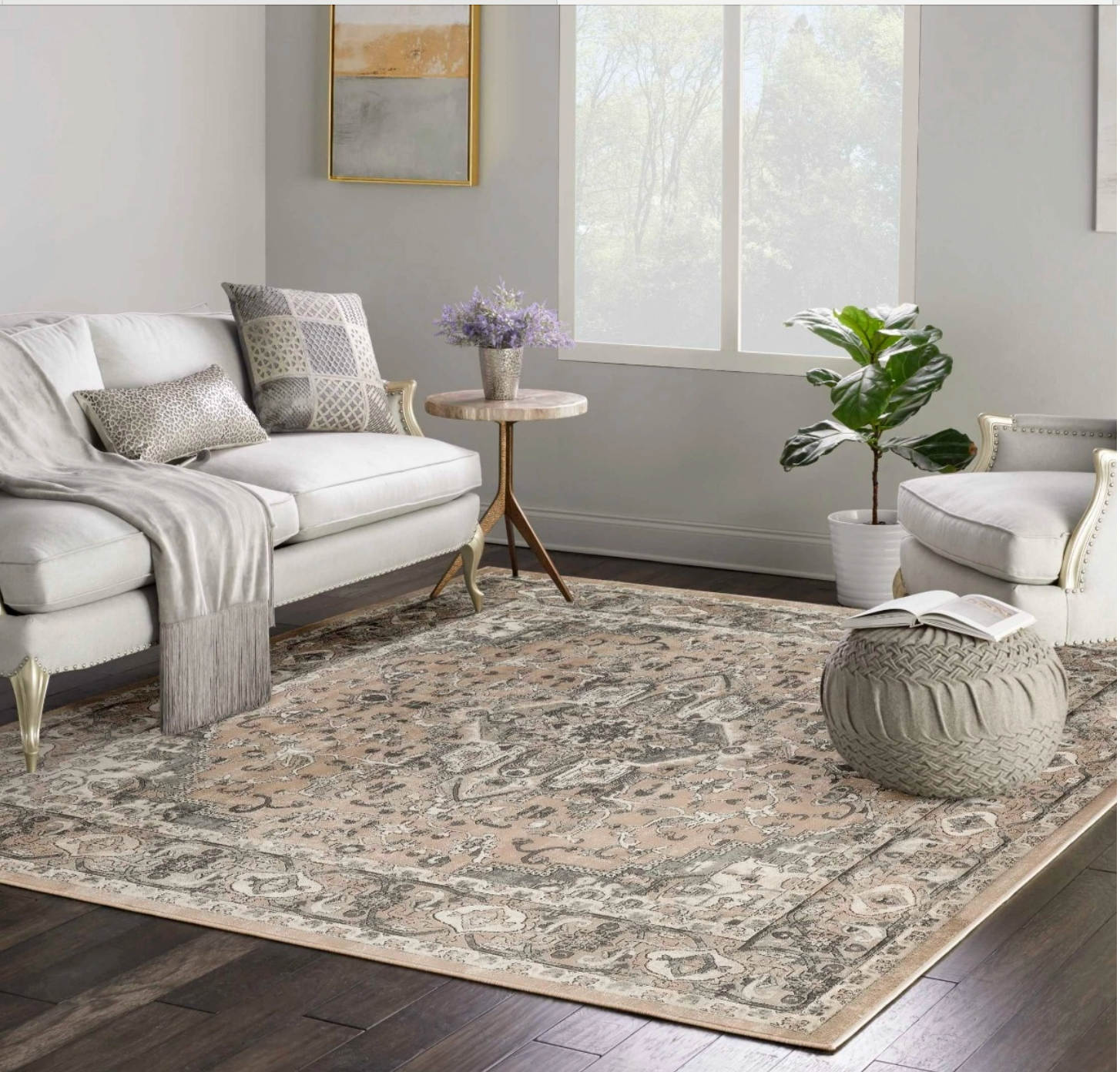 Concertino Area Rug - Beige Grey