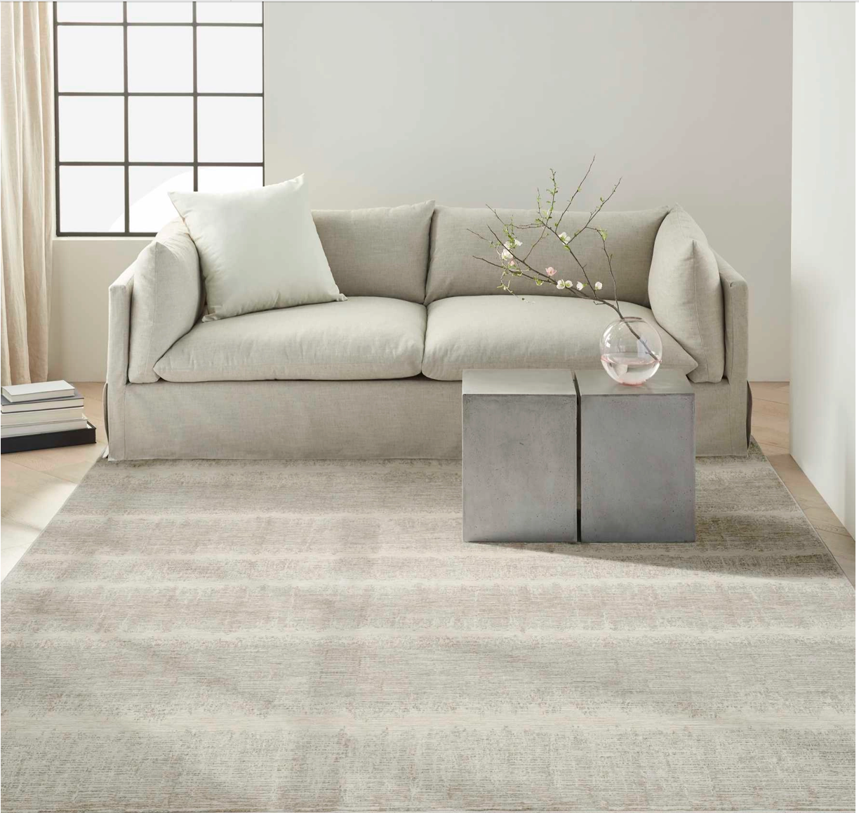 Noble Area Rug - Ivory Grey