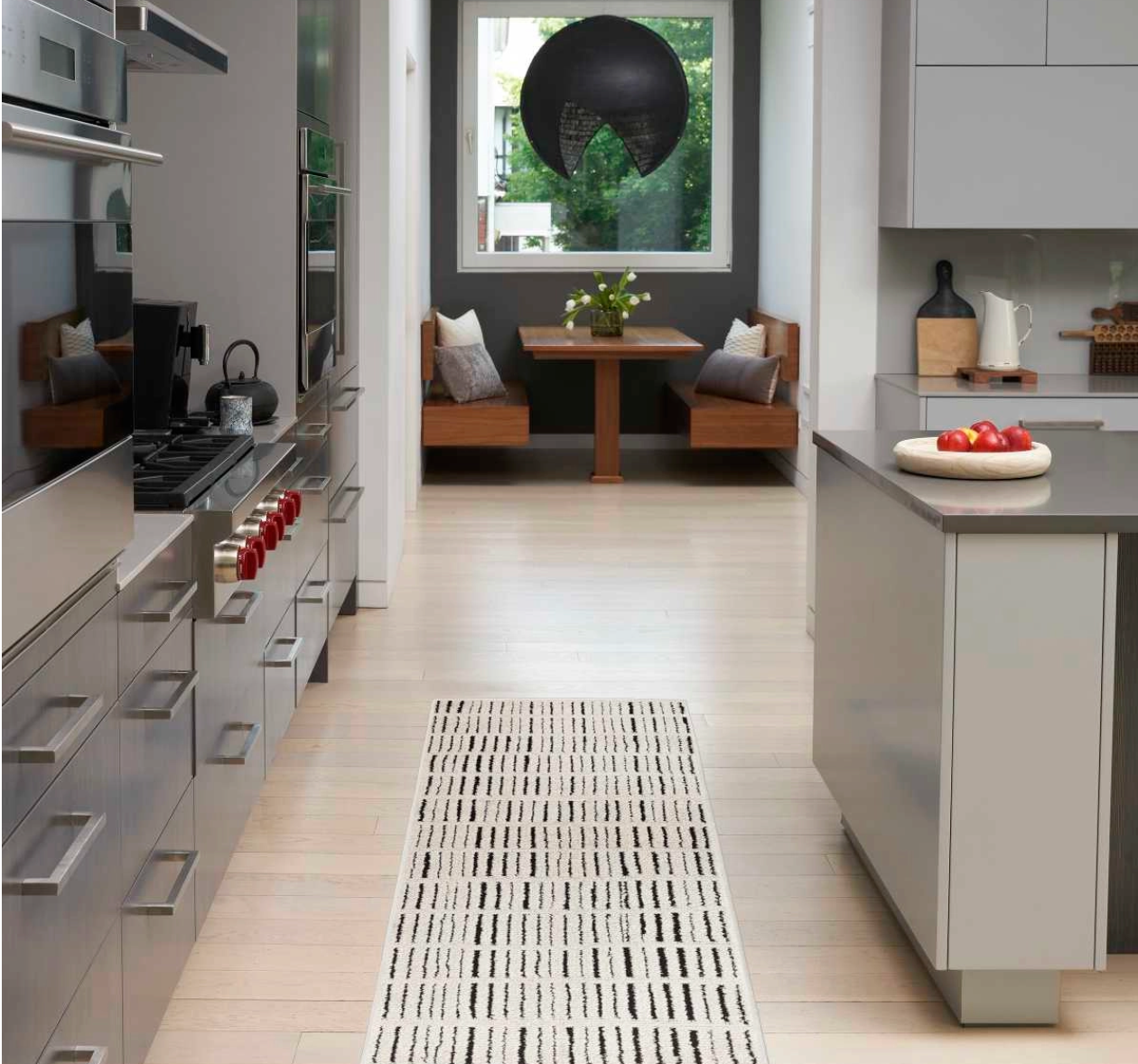 Tribeca Area Rug - Ivory Black