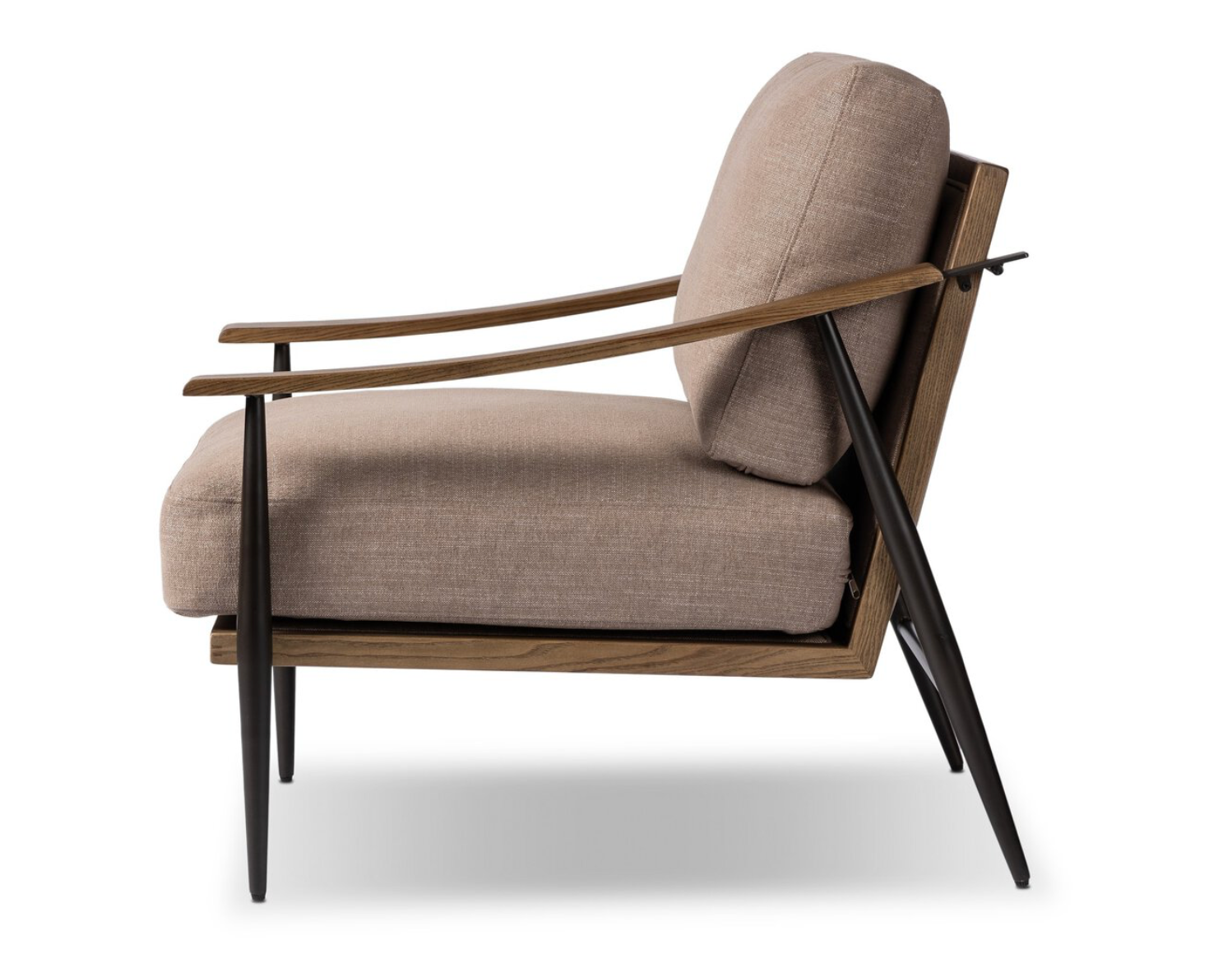 Clark 29" Occasional Chair - Warm Crypton Taupe