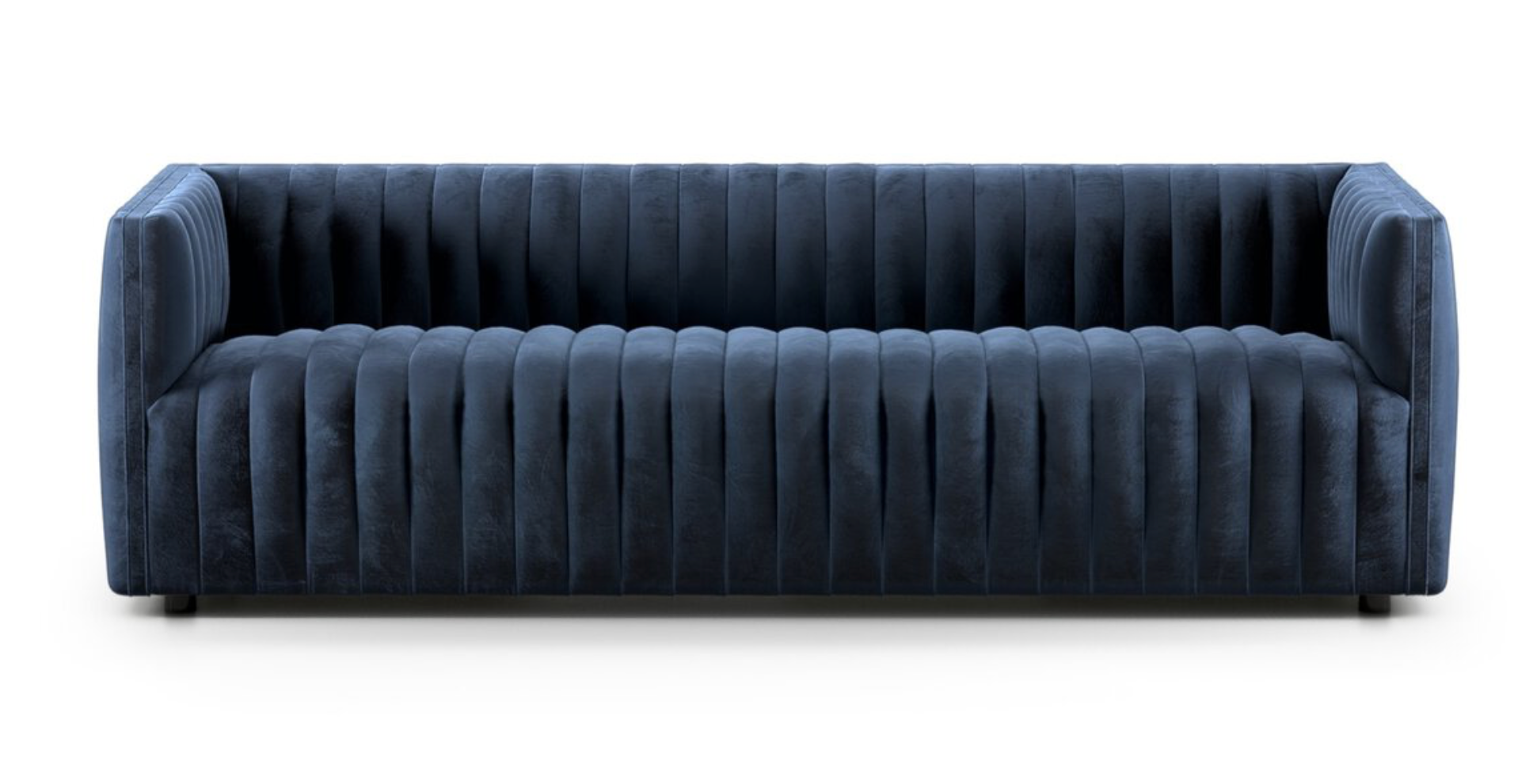 Augustus 88" Bench Seat Sofa - Navy