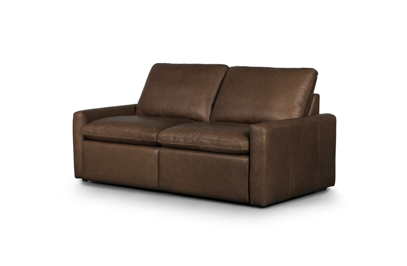 Cartier 78" 2 Cushion Top Grain Leather Power Recliner Sofa - Sonoma Cocoa