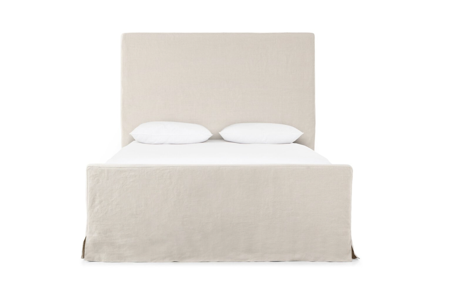 Darla 67" Slipcovered Queen Bed - Natural