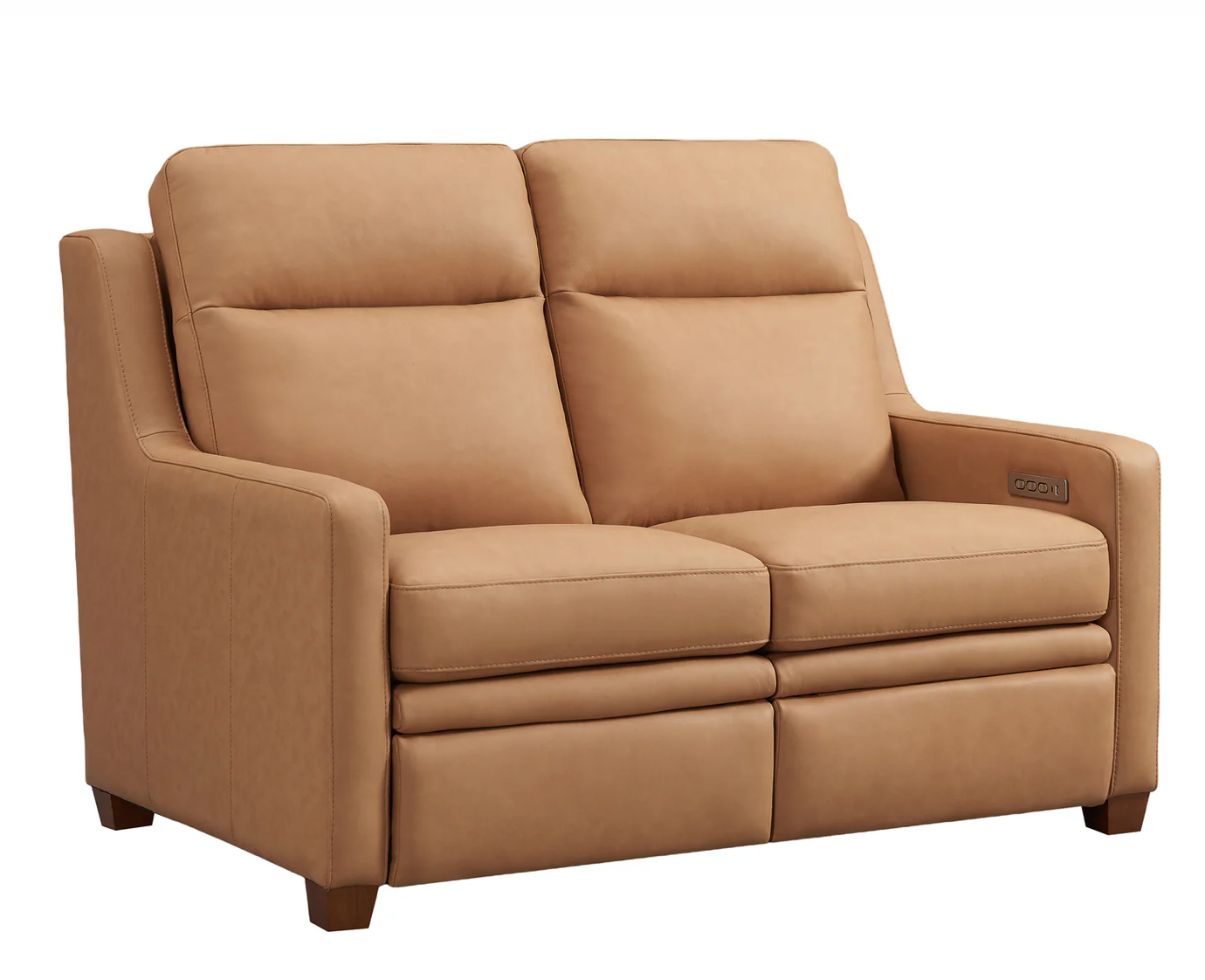 Fraser 55" Top Grain Power Motion Reclining Loveseat - Camel