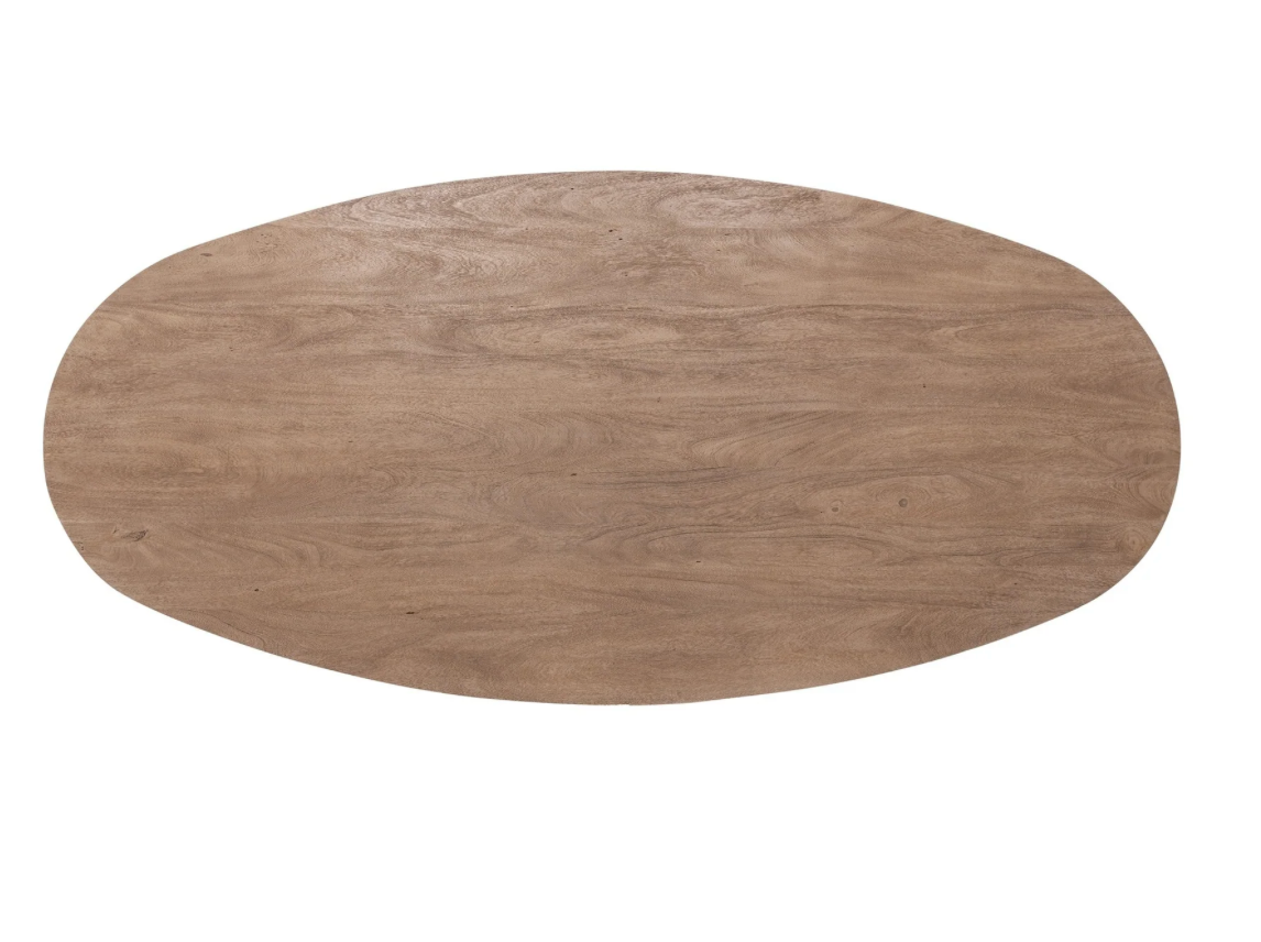 Amara 94" Oval Dining Table - Sandstone
