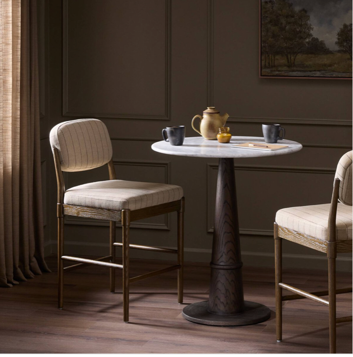 Edgar Bar Stool- Lavon Flint/Drifted Oak