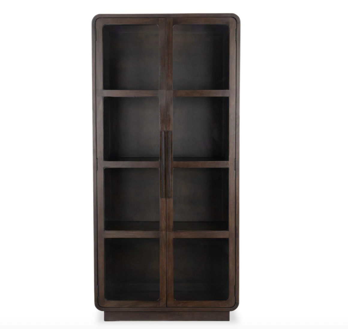 Ravvi 39" 2 Door Cabinet - Coffee + Iron