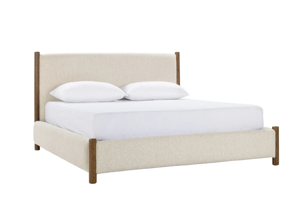Benton 76" Upholstered Queen Bed - Dusty Beige