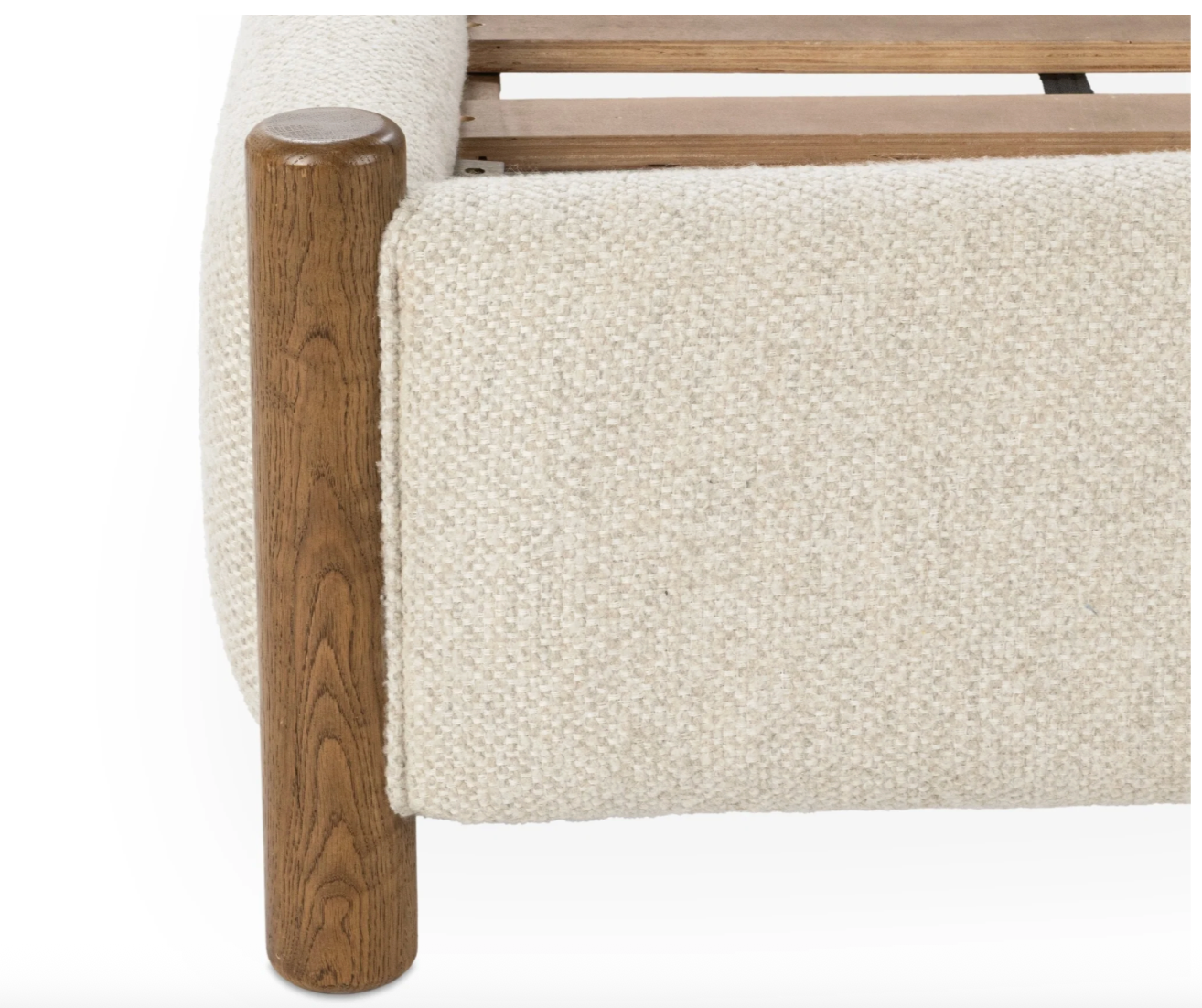 Benton 76" Upholstered Queen Bed - Dusty Beige