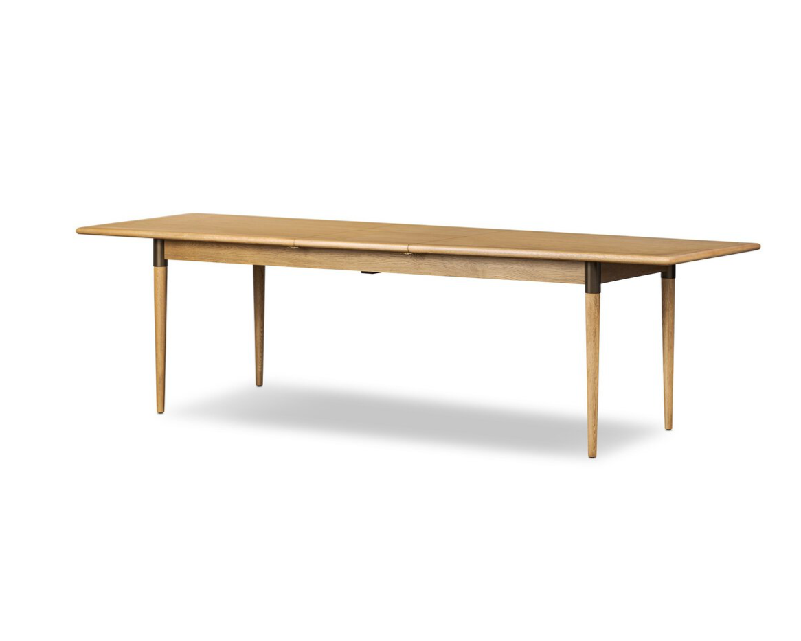 Hartford 84" - 104" Extension Dining Table - Fawn Oak