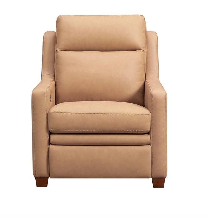 Fraser 32" Top Grain Power Motion Reclining Chair - Latte