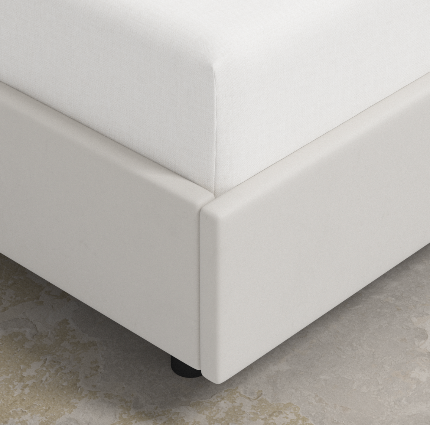 Londyn Tufted Customizable Wingback Bed