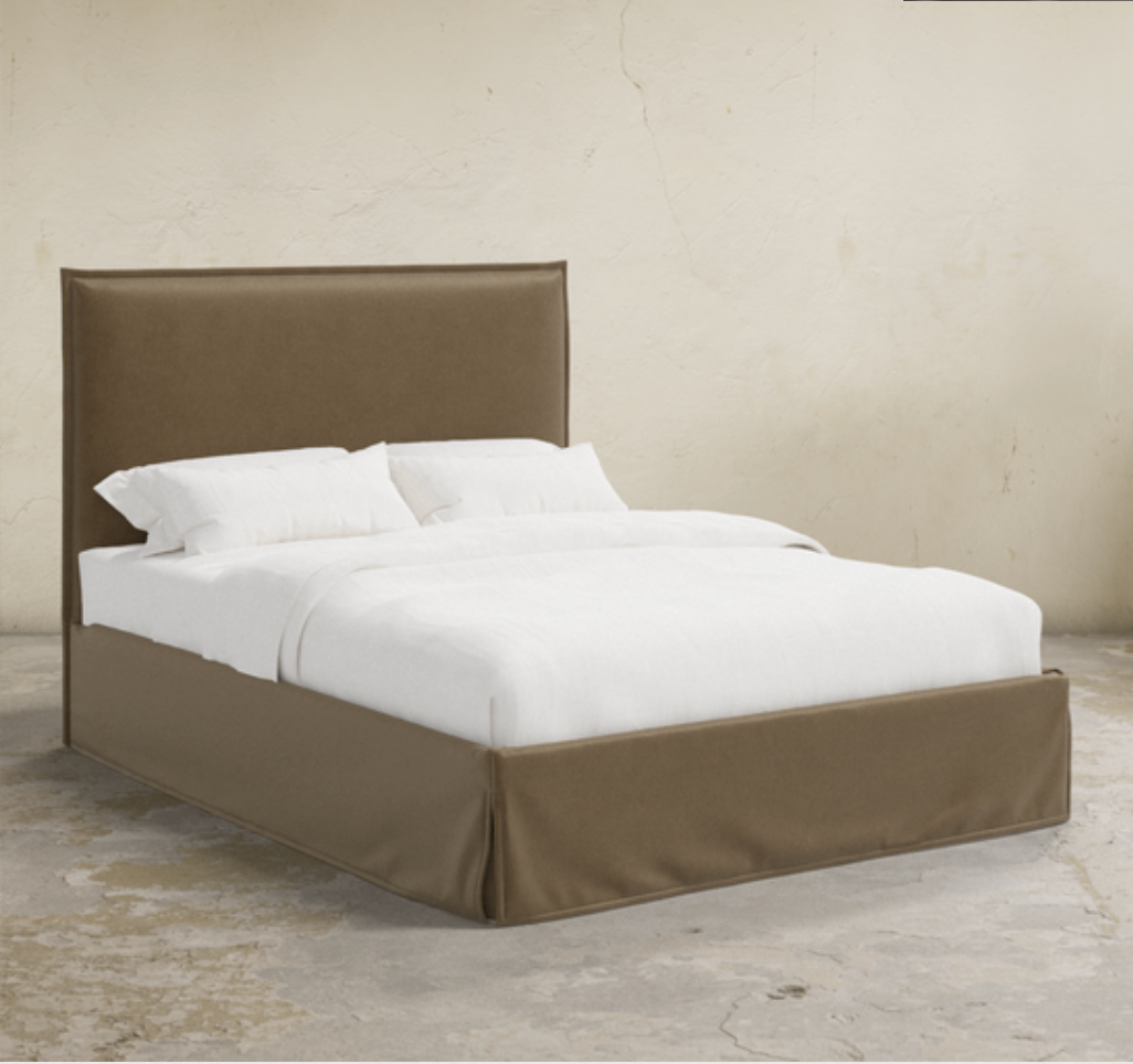 Abigail Slipcovered Customizable Bed