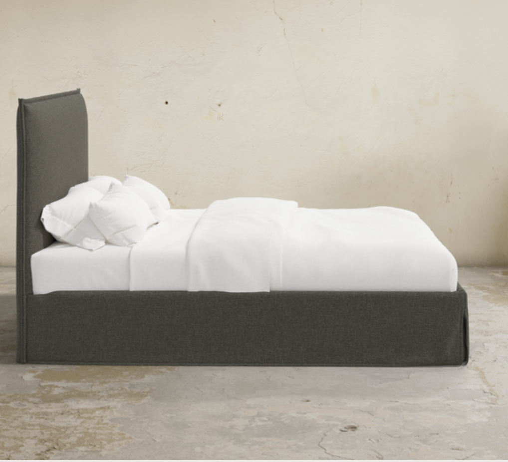 Abigail Slipcovered Customizable Bed