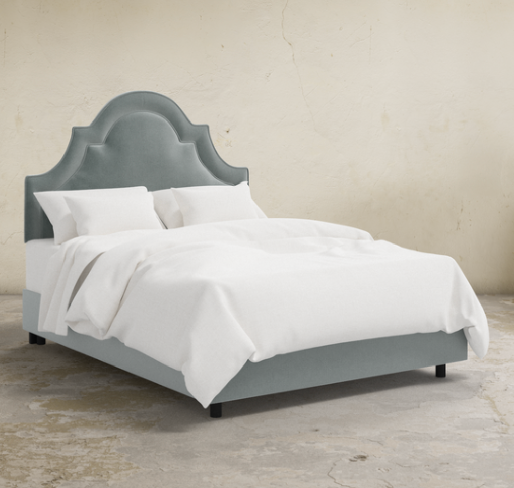 Tabitha Scalloped Customizable Bed