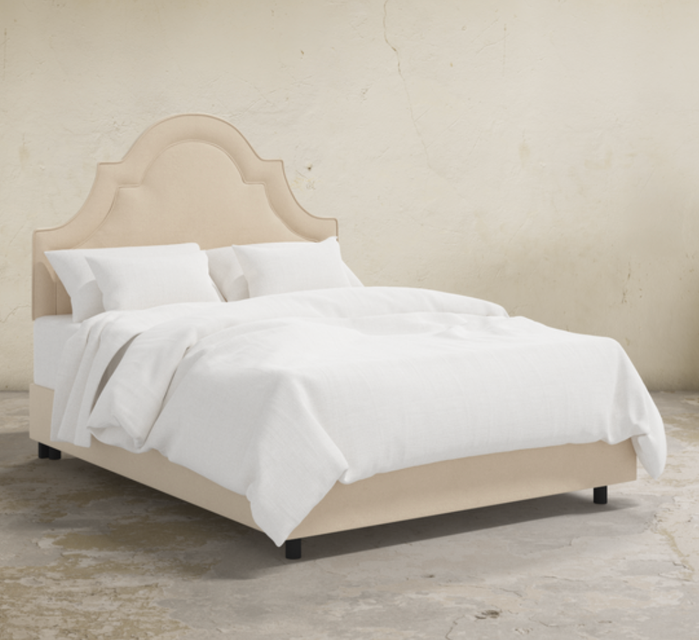 Tabitha Scalloped Customizable Bed