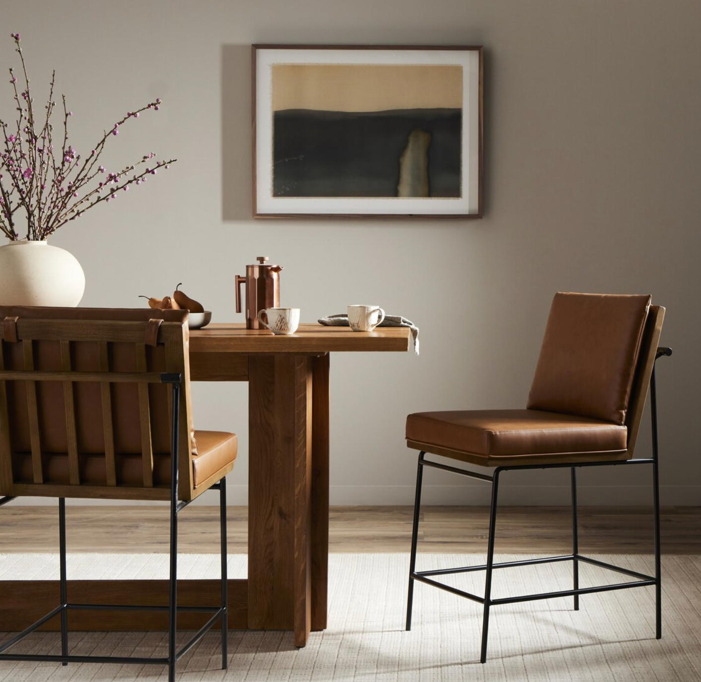 Croatia Counter Stool- Butterscotch