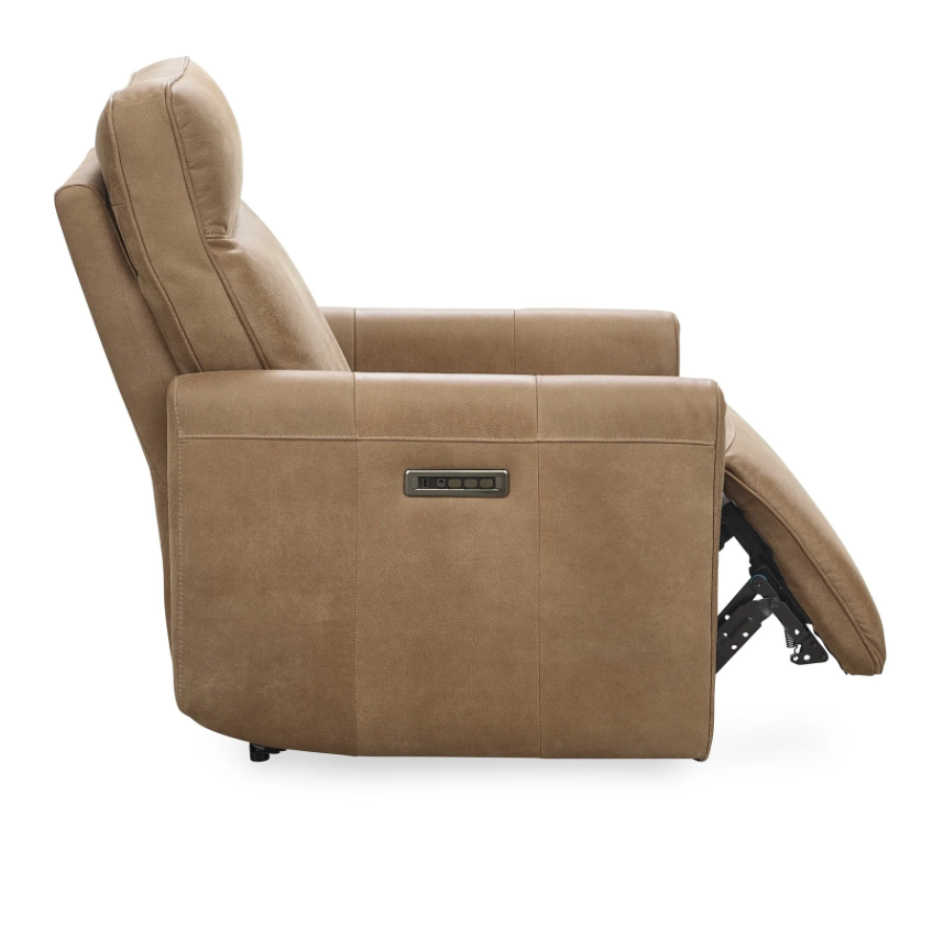 Val 29" Top Grain Leather Power Motion Recliner - Toffee